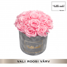 -20% KALLILE EMALE BUKETT- MEDIUM HELEHALL SAMETKARP (VALI ROOSI VÄRV)