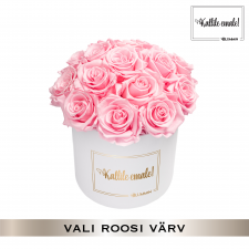 -20% KALLILE EMALE BUKETT- MEDIUM VALGE KARP (VALI ROOSI VÄRV)