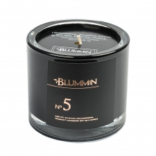 BLUMMiN BLACK SCENTED SOY WAX CANDLE 200g - Nr 5