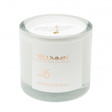 BLUMMiN WHITE SCENTED SOY WAX CANDLE 200g - Nr 6