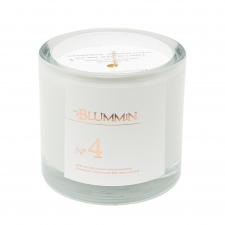 BLUMMIN WHITE SCENTED SOY WAX CANDLE 200g - No 4