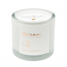 BLUMMIN WHITE SCENTED SOY WAX CANDLE 200g - No 2