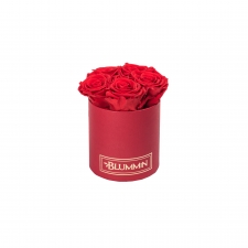 MIDI BLUMMiN RED BOX WITH  VIBRANT RED ROSES