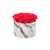 LARGE MARMOR KOLLEKTSIOON - valge karp VIBRANT RED uinuvate roosidega.jpg