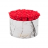 XL MARMOR KOLLEKTSIOON - valge karp VIBRANT RED uinuvate roosidega.jpg